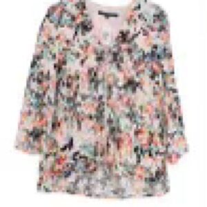 Vibrant Floral Patterned Blouse
